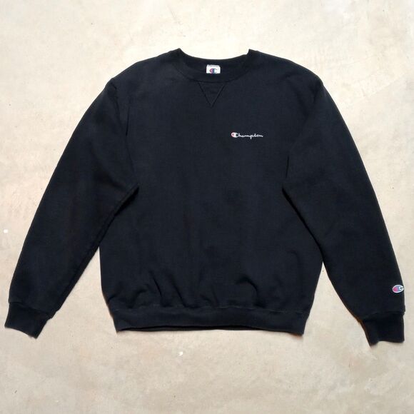 Vintage Champion Made in USA Size XL Embroidered Script Spellout Crewneck - Picture 1 of 9